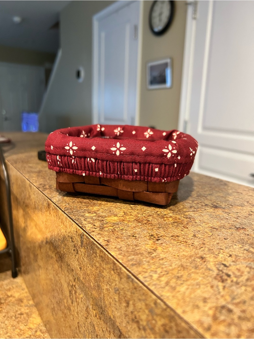 Longaberger Refurbished Stuck On You Post-It Note Basket with liner and protecto